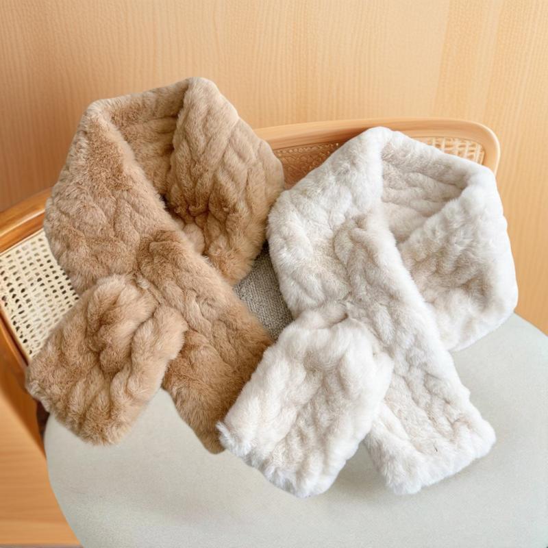 StardustLab ใหม่เลียนแบบ Rex Cross ผ้าพันคอ Windproof Coldproof คอหนาอุ่นถัก Neckerchief ผู้หญิง SDL