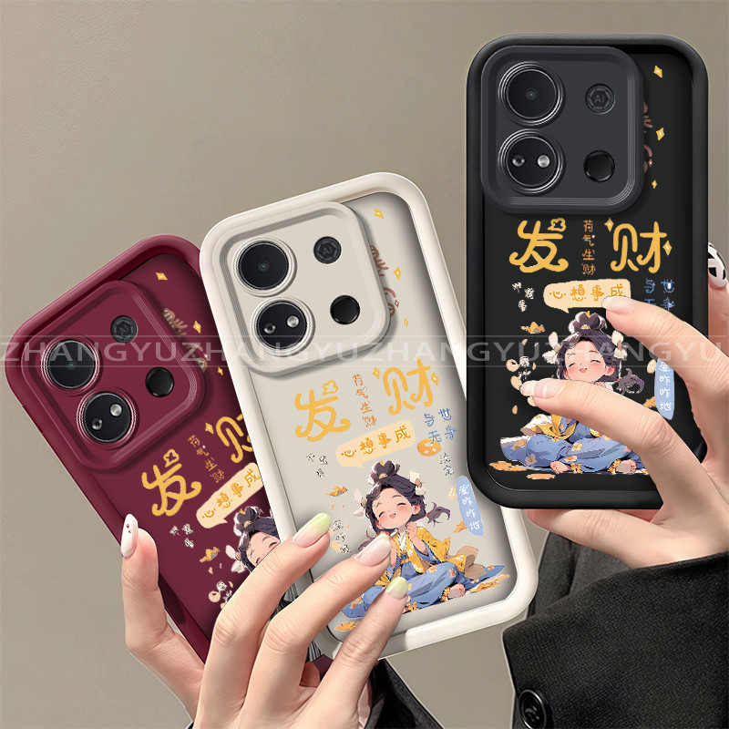 เหมาะสําหรับเคสโทรศัพท์ infinix ITEL A04 A05S รูปแบบ New Rich Girl พร้อมปกอ่อนสุนทรียศาสตร์ JT09