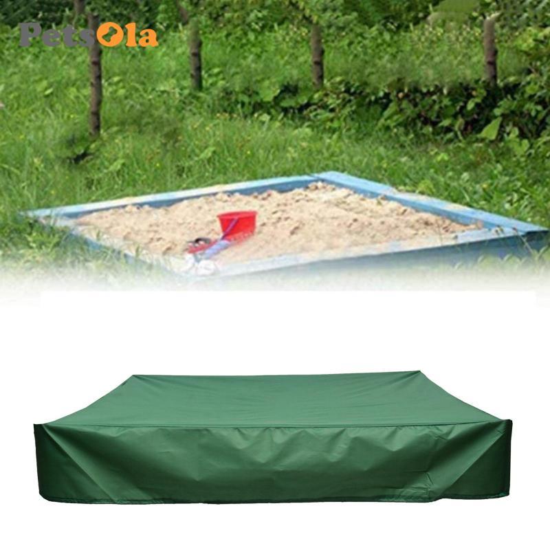 [Koolsoo2] Protection Sandbox Cover Sandbox Dirt Proof Square Green Accessories Oxford