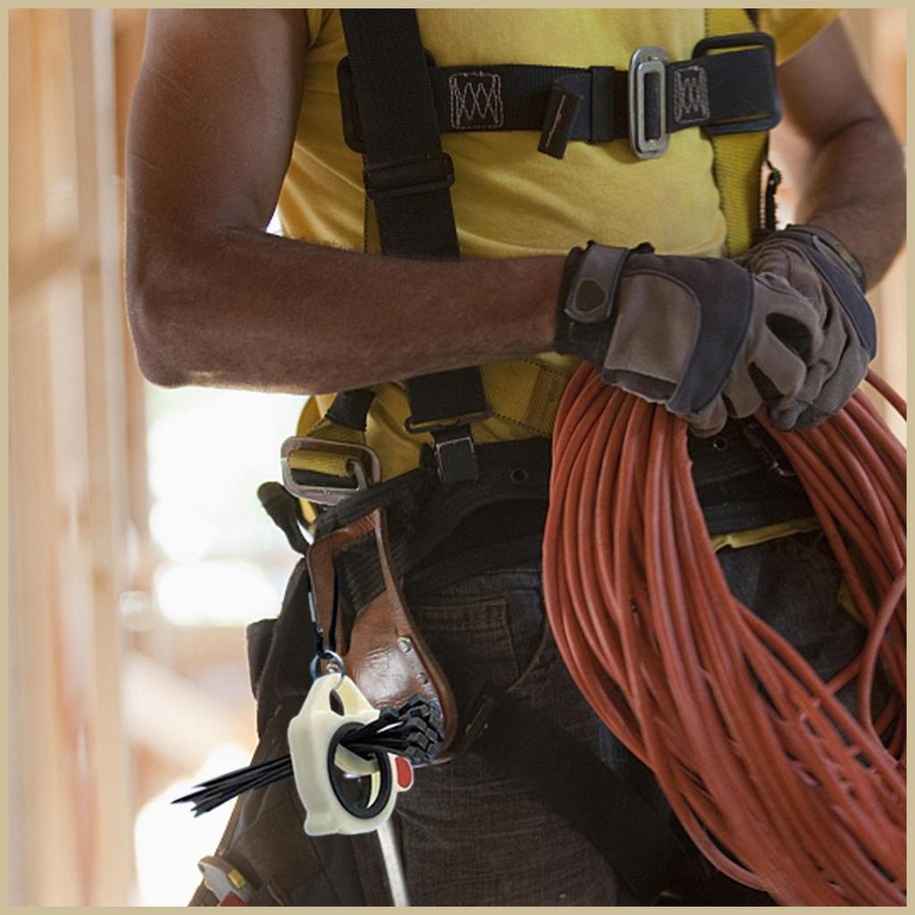 Zip Tie Holder Zip Tie Tool นํากลับมาใช้ใหม่น้ําหนักเบาแบบพกพา Luminous Electronics อุปกรณ์เสริมสําห