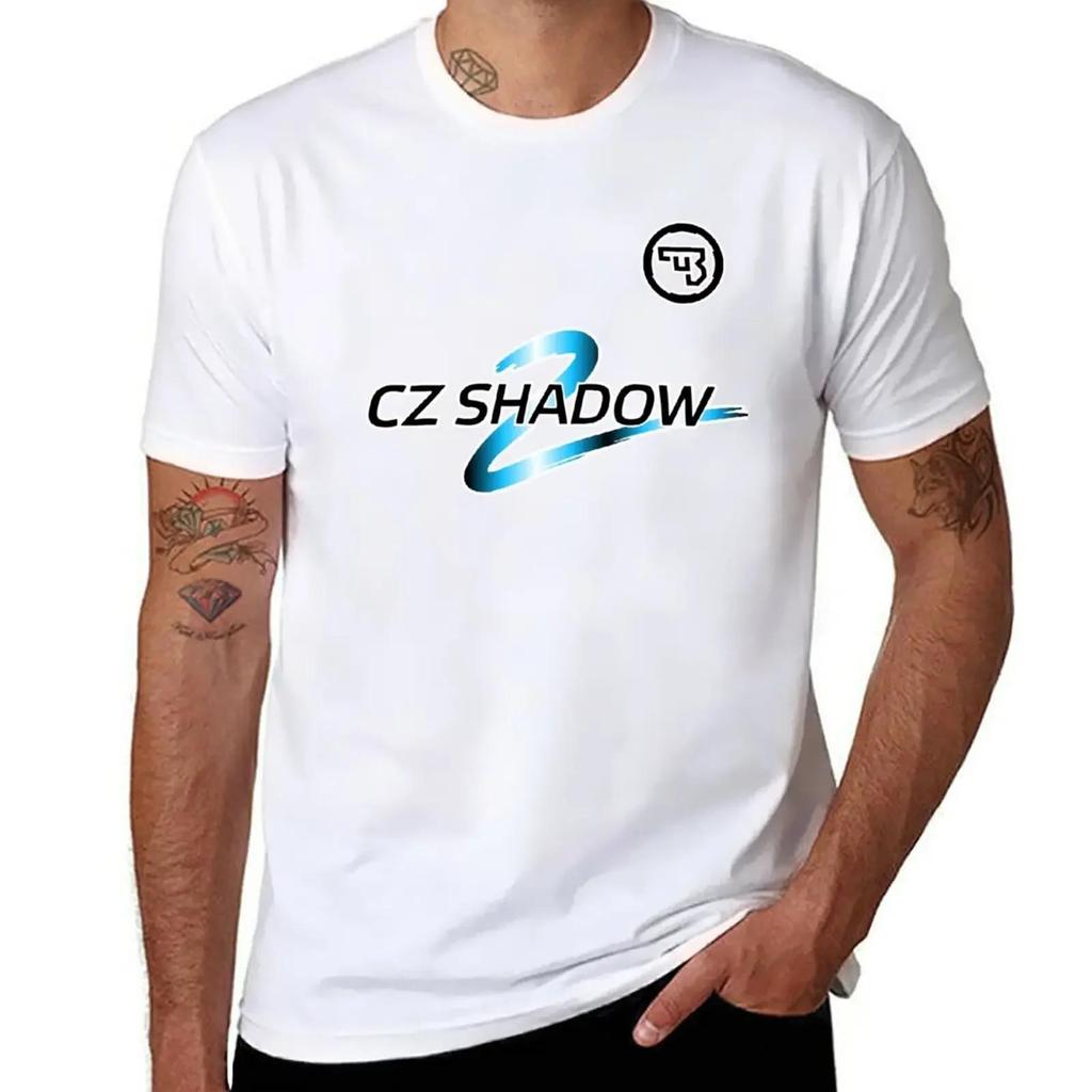การจัดส่งภายใน 24 ชั่วโมง CZ Shadow 2 Custom Design T-Shirt kawaii clothes boys whites mens plain t 