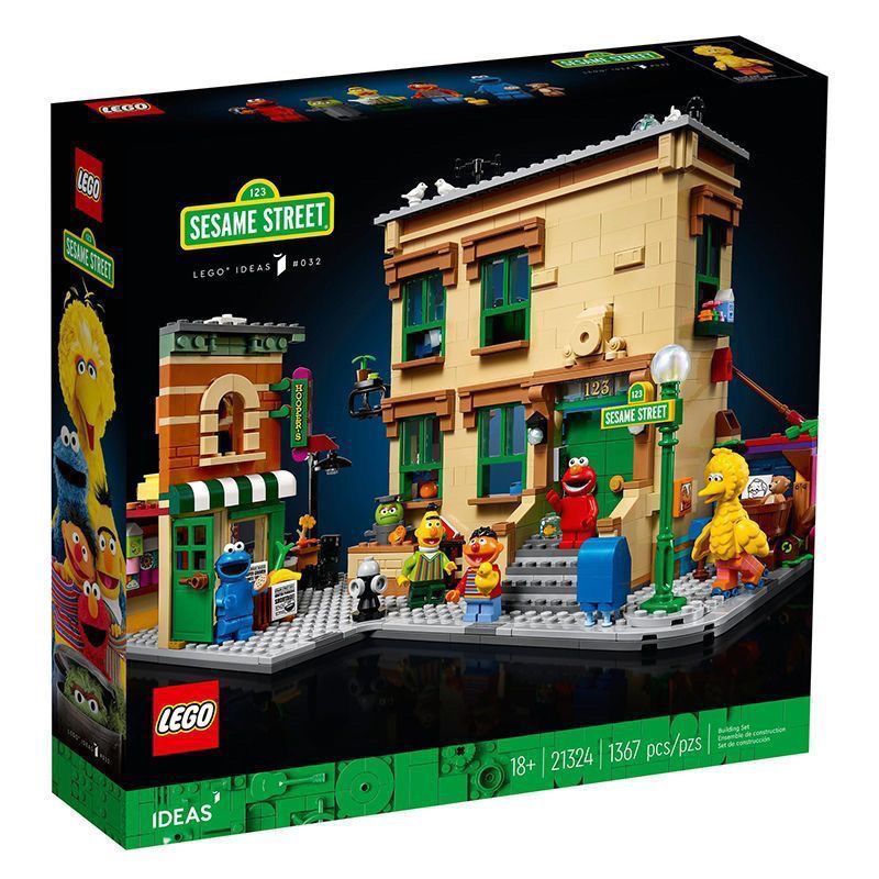 Joguman . [LEGO] LEGO [กล่องกลับมาปลดปล่อย] 21264 Sesame Street Building Blocks ประกอบของเล่น