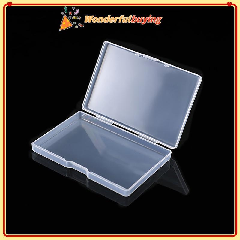 WBTH 10ชิ้นสี่เหลี่ยมโปร่งใสกล่องพลาสติกเครื่องประดับการ์ดเครื่องเขียนกล่องเก็บรายการขนาดเล็กกล่องเก็บ พระสาบาน - รูปที่ 3