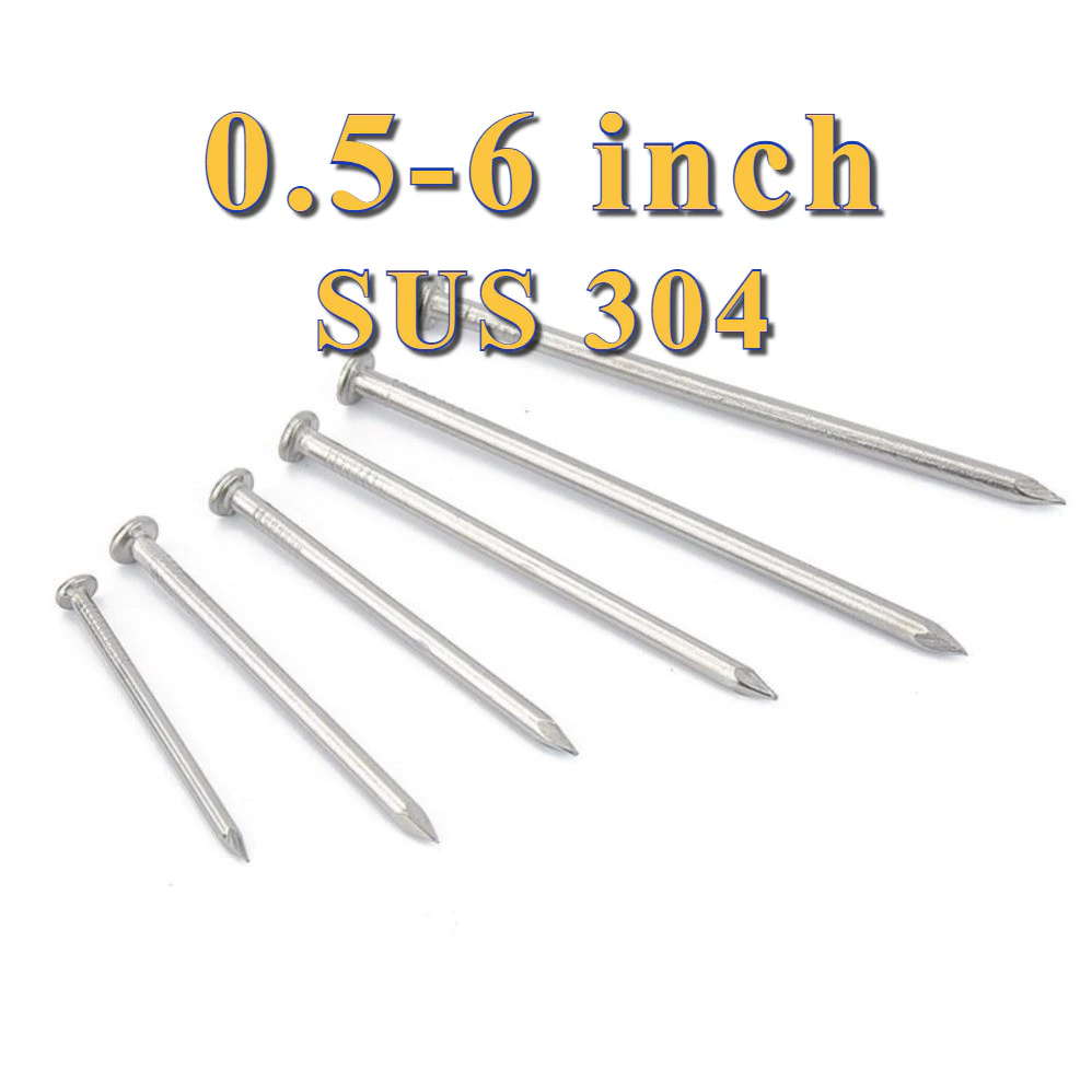 ตะปูคอนกรีตขาว ตราเพชร ทุกขนาด สเตนเลส 304 inch0.5-0.6 [PY-TH2]