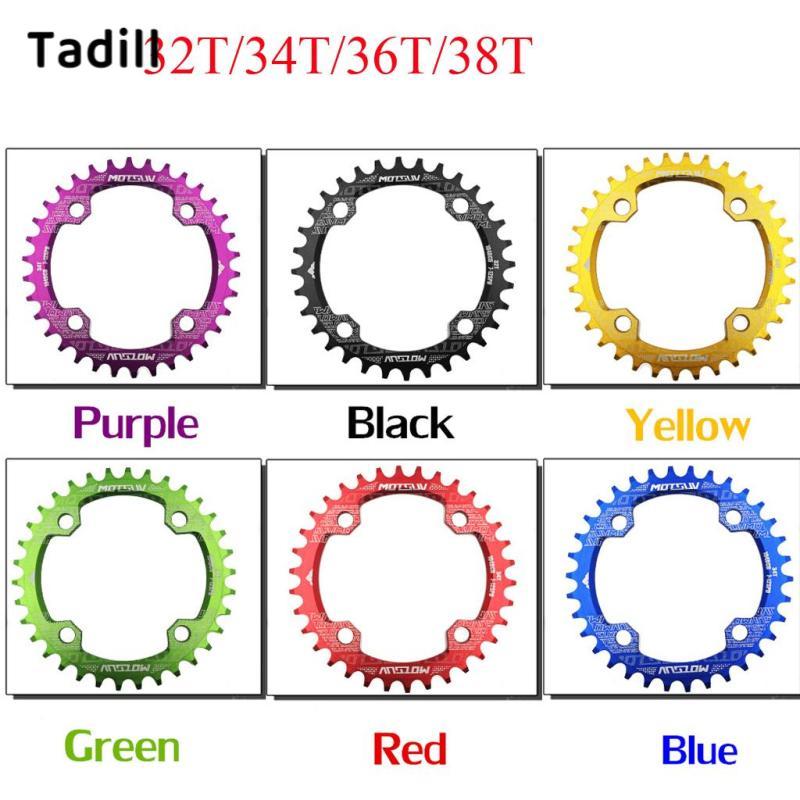 Tadill 104BCD สำหรับล้อมาตรฐาน 32T-38T ฟันเดียว ใช้งานได้ทั้งจักรยานเสือภูเขาและเสือหมอบ