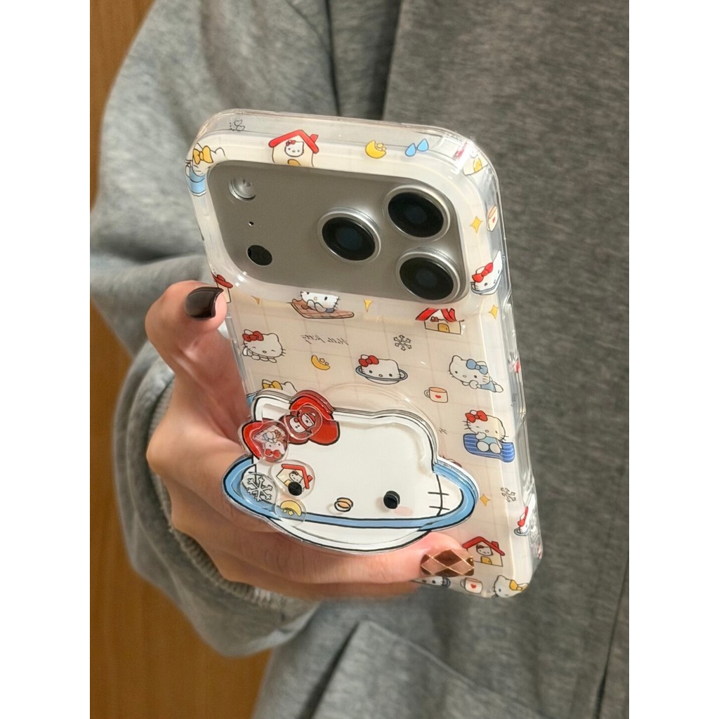 เคสน่ารักใสลายสีสันสดใส Matte Arc Edge สไตล์เกาหลีเคสโทรศัพท์ IMD สําหรับ iPhone 17 Pro Max 16 Pro 15 14 Pro Max