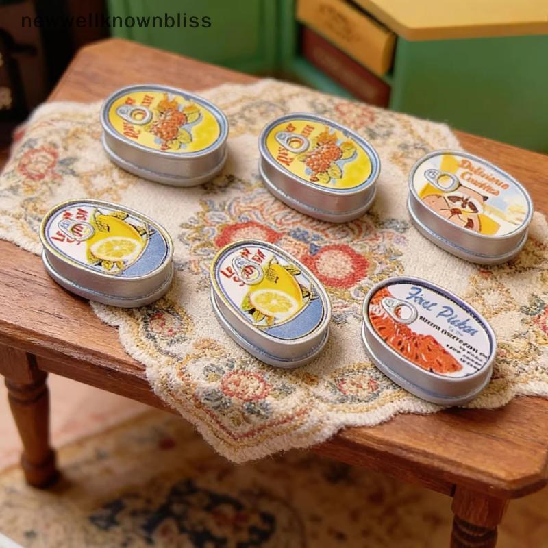 ใหม่wellknownbliss 5 ชิ้น Miniature Dollhouse ซูเปอร์มาร์เก็ตร้านสะดวกซื้อจําลองสามารถรุ่นเครื่องประ