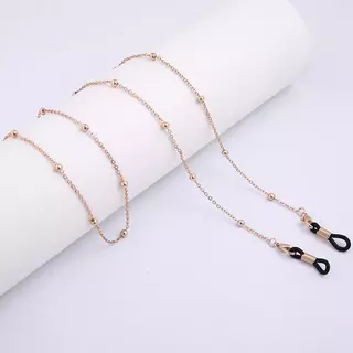 FLTH แฟชั่นแว่นตาโลหะลูกปัดแว่นตาโซ่สาวฤดูร้อนลูกปัด Hangs หน้ากากสายคล้อง Handmade สร้อยคอแว่นตากันแดด Lanyard FLTH