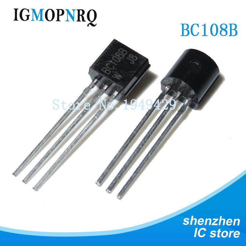 10 ชิ้น BC108B TO-92 BC108 TO92 ทรานซิสเตอร์ใหม่