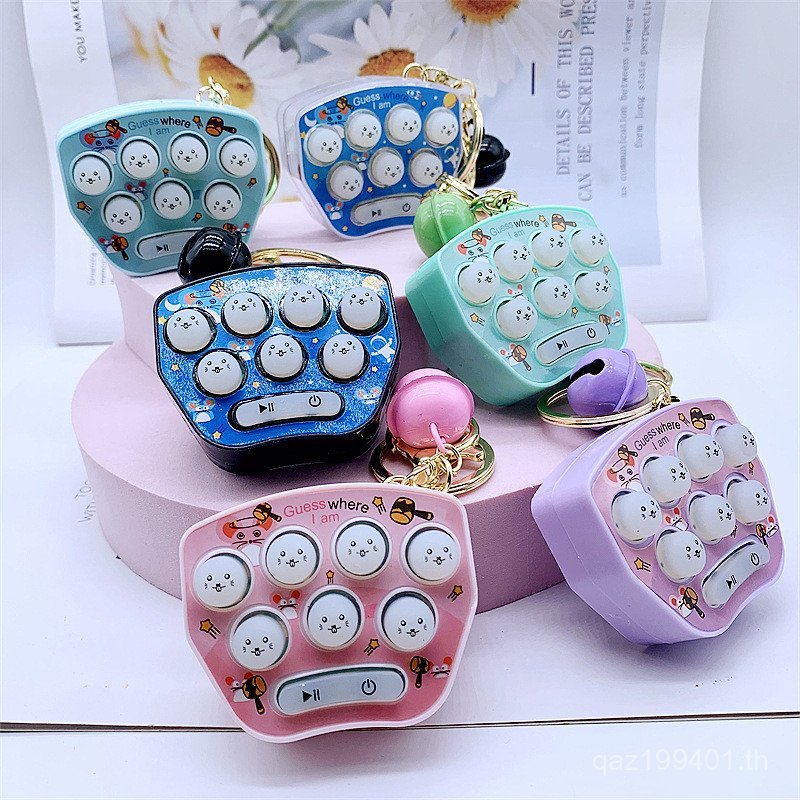 Gopher Play ของขวัญสนุกสร้างสรรค์ Mini Fun พวงกุญแจตกแต่งการทํางานของเล่นแขวนมือถือการ์ตูนน่ารักเกมค