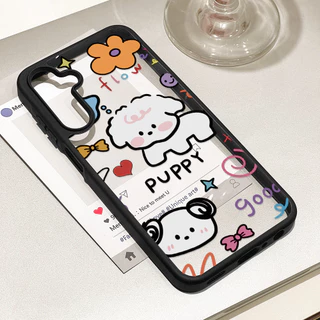 อะคริลิกเคสโทรศัพท์ for samsung A56 A54 a55 5g A35 A15 A07 A06 A05S A16 A17 A34 A36 A14 A12 A25 4G S26 s24 ultra s25 เคส