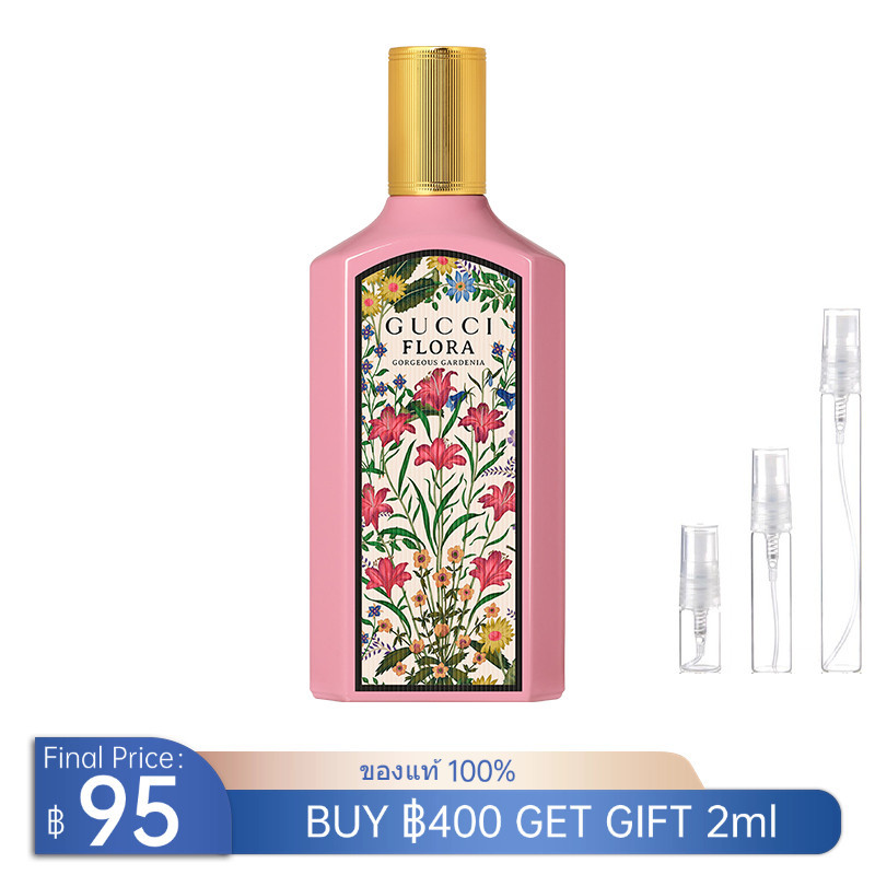 ของแท้100%💯 Flora by  Gorgeous Gardenia EDT & Flora Gorgeous Gardenia EDP 2ml/5ml/10ml