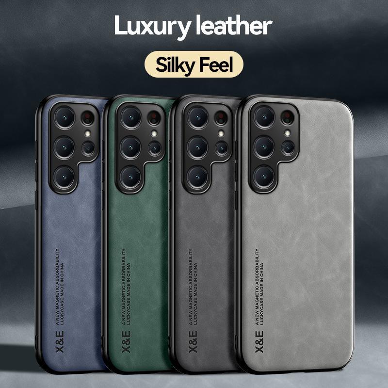 เหมาะสําหรับ Samsung Galaxy S26 Ultra หนังใหม่ S24U เคสโทรศัพท์ Samsung S25Plus เลนส์คลุมทั้งหมด Sam