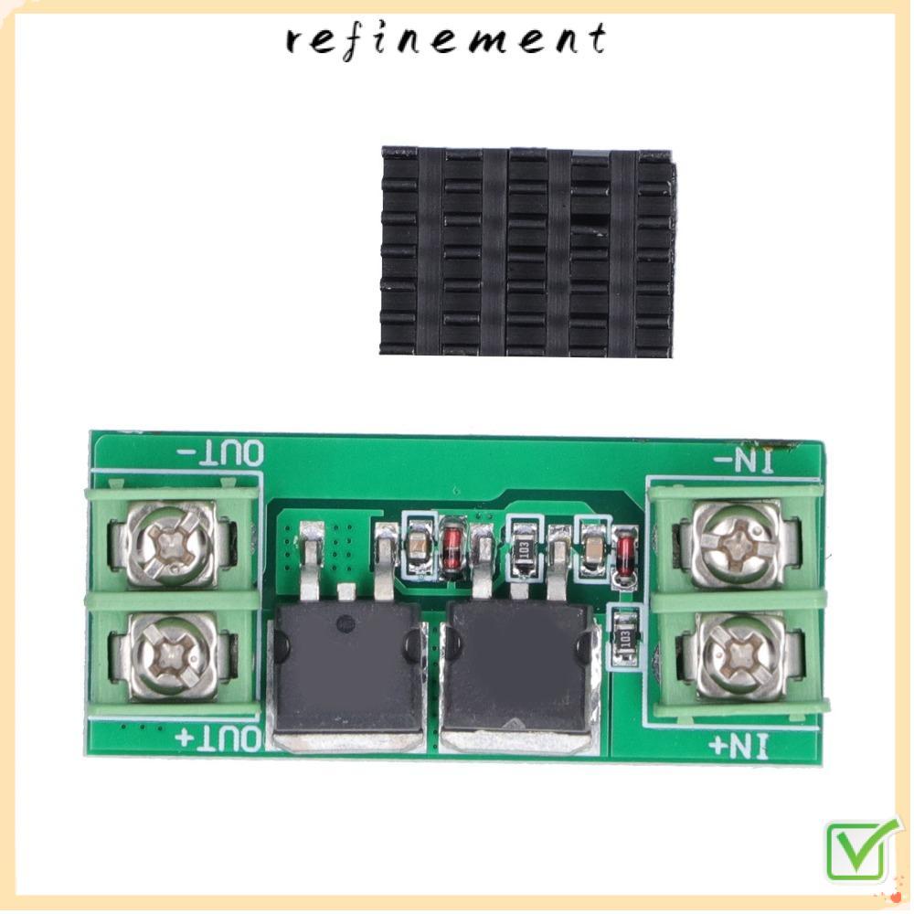 REFINEMENT แผงป้องกันย้อนกลับชลประทาน Ideal Diode, Anti-backflow DC 5-60V Ideal Diode โมดูล, พร้อมฮี