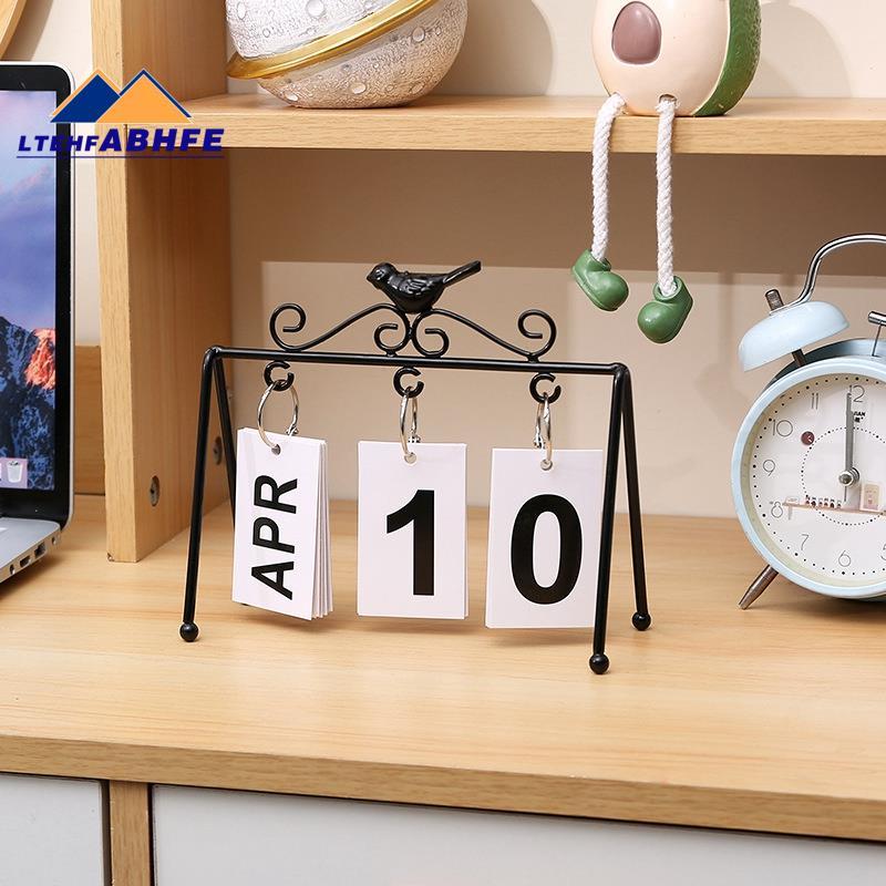 [ขายร้อน L]Bird Calendar Decor ปฏิทินสํานักงานยืนปฏิทินตั้งโต๊ะทุกวันปฏิทินตั้งโต๊ะปฏิทินตั้งโต๊ะ,สี