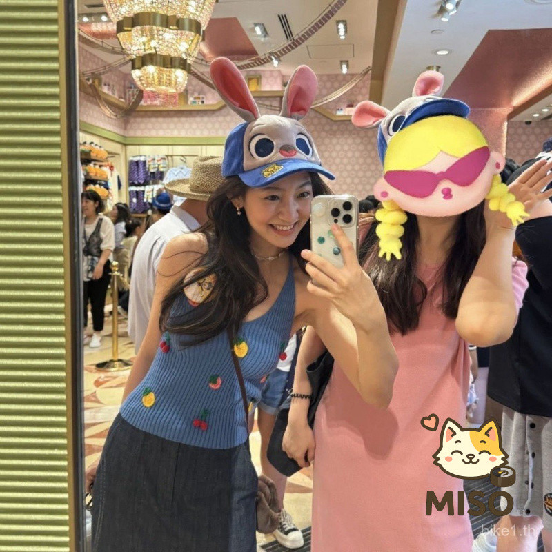 หมวกเบสบอลแบบการ์ตูน Crazy Animal City Judy Nick หมวกกันแดดน่ารักสำหรับของขวัญและสวมใส่ง่าย - รูปที่ 4