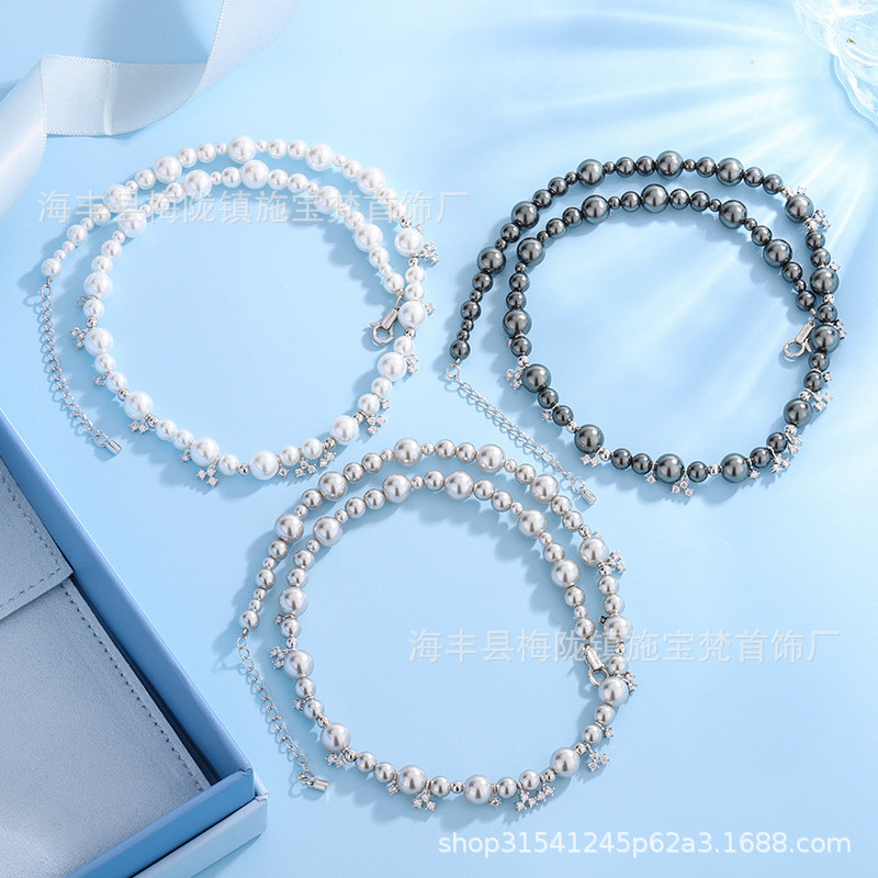 F หญิง hefang อุปกรณ์เสริม Clavicle เครื่องประดับสร้อยคอเครื่องประดับ Nebula ของขวัญ Bubble Light สิ