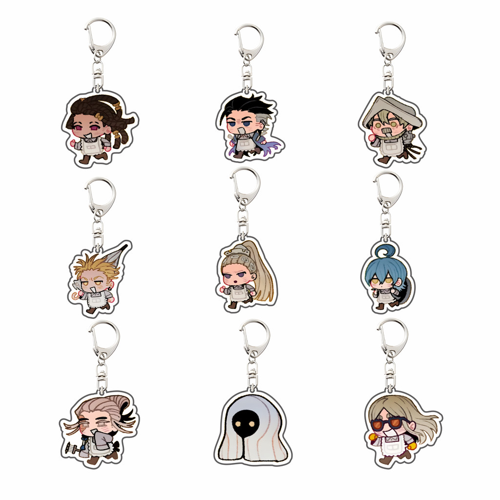 อะนิเมะ GACHIAKUTA 6 ซม.พวงกุญแจอะคริลิค Rudo Surebrec อุปกรณ์ตกแต่งตกแต่งของขวัญผลิตภัณฑ์ประณีต