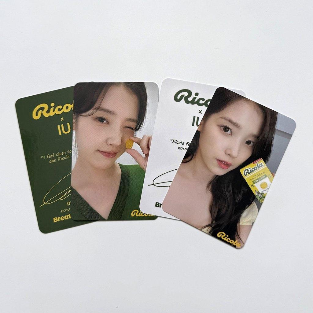 IU Ricola Mint Co-Branded Limited Photocard Ricola Ricola Photocard iu Limited Collection Photocard