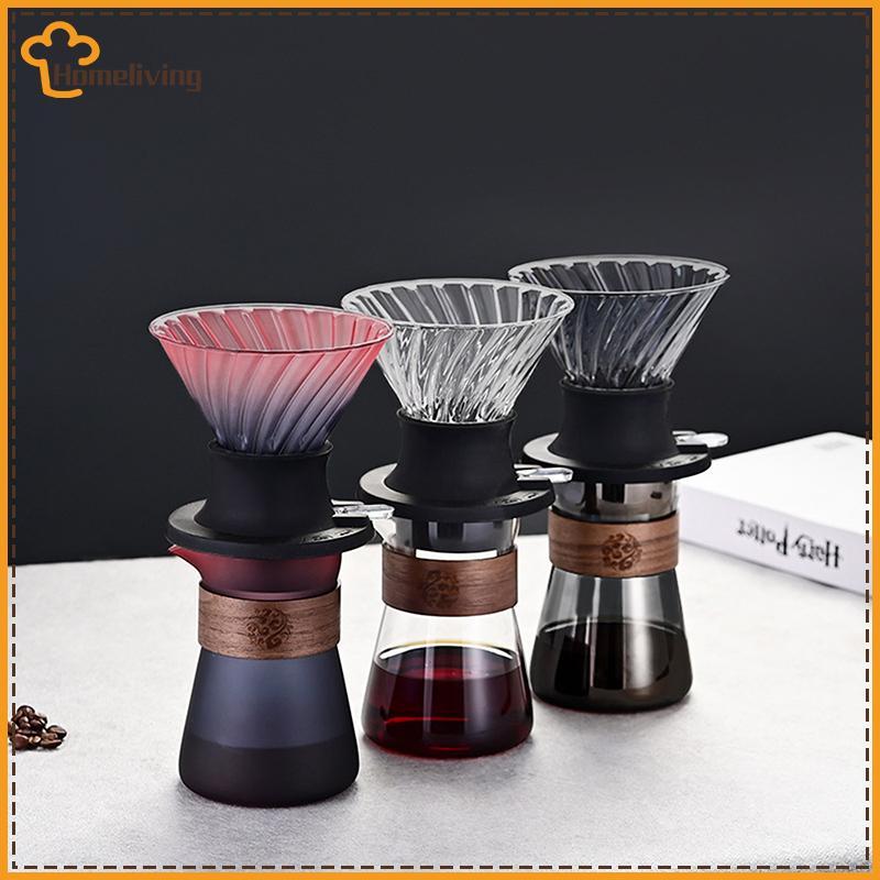 HOME Immersion Coffee Dripper Pour Over Dripper Immersion Dripper เครื่องชงกาแฟแก้วกรองกาแฟ V02 ชุด 