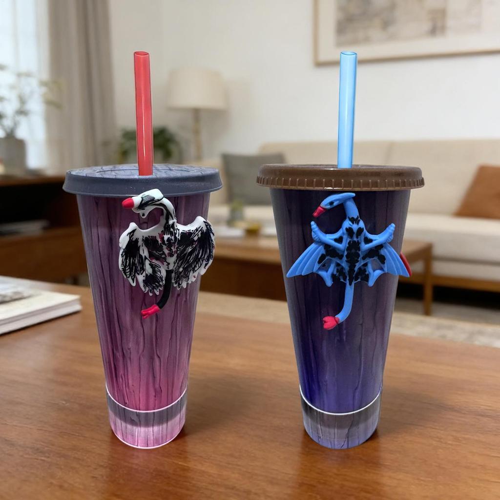 Avatar Fire และ Ash Light Up Tumbler ถ้วยตลก Night Light ถ้วยแปลก Cool แบตเตอรี่ขับเคลื่อนถ้วยกาแฟสําหรับเด็กผู้ใหญ่วัยรุ่นแฟน hotedsth