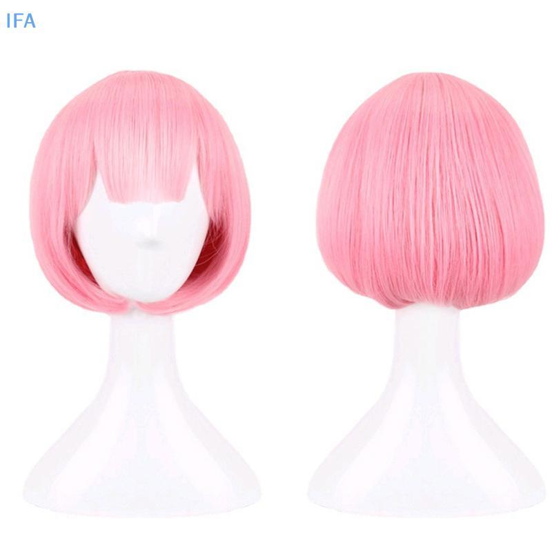 วิกผมสังเคราะห์สำหรับคอสเพลย์ anime แบบ mujer Ram