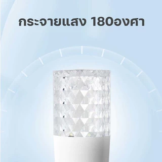 หลอดไฟLED คริสตัล ทรงกระบอก ขั้วหลอดเกลียว E27 15W/20W แสงขาว ประหยัดพลังงาน85%เหมาะสำหรับห้องนั่งเล่นห้องนอนครัวเป็นต้น
