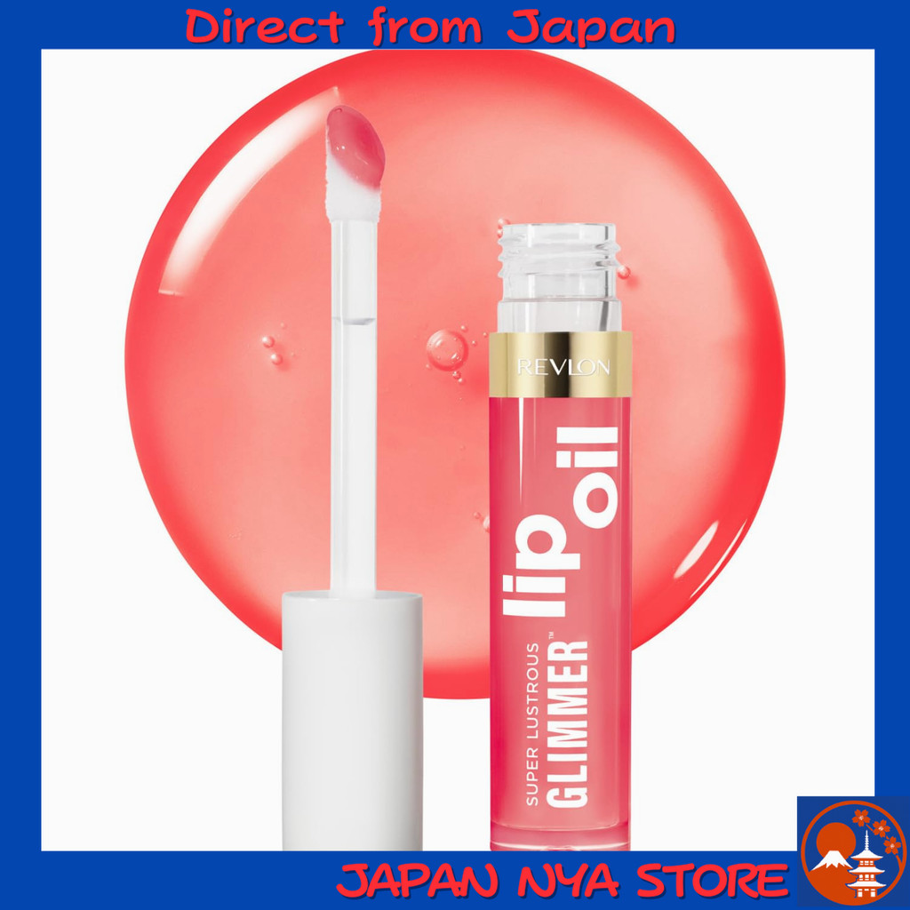 Revlon Super Lustrous Glimmer Lip Oil 3.8mL 003 Glow Mama (สีส้มใส Orange Clear) ลิปออยล์ให้ความชุ่ม