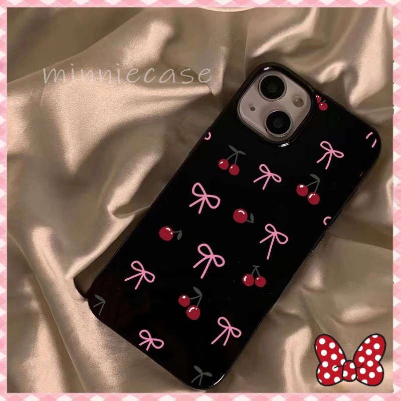 สำหรับ iPhone 17 Pro Max เคส ไอโฟน สีดำมันTPUซอฟท์เคส กันกระแทกกล้องป้องกัน โบว์ดอกไม้ เข้ากันได้กับ 11 14 13 12 Pro ราคา ถูกที่สุด ดีลบีเคเค แกลเลอรีภาพที่ 9