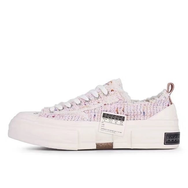 XVESSEL GOP Lows พลาตฟอร์มหนาจากผ้า_canvas_สำหรับกีฬาและการสวมใส่ในชีวิตประจำวัน