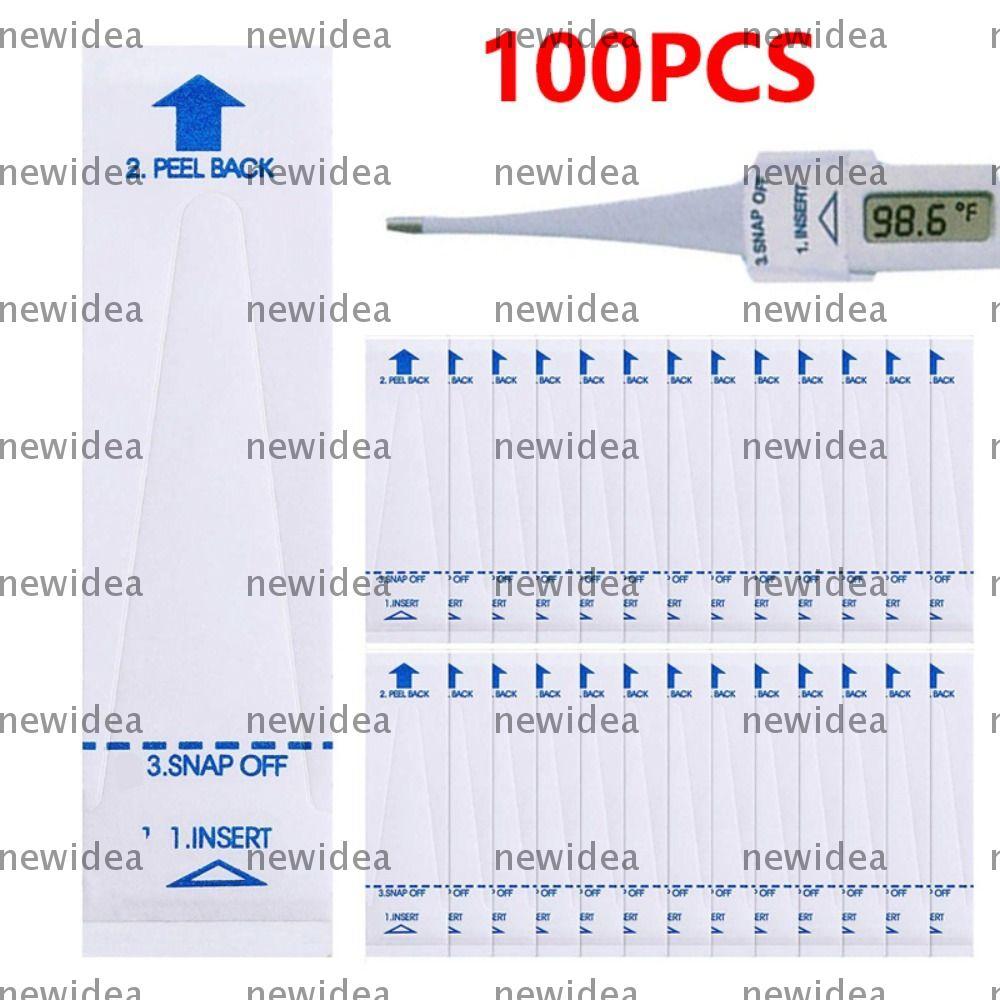 NEWIDEA 100PCS Digital Probe Covers, Hygienic สะดวกเครื่องวัดอุณหภูมิ Probe Cover, คุณภาพสูง Univers