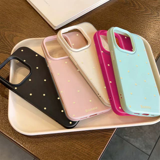จุดน่ารัก Silicone TPU Case เคสไอโฟน For iPhone 11 17 16 15 12 13 14 15 Pro Max 13 14 12 XR X XS Max 7 8 Plus เคสมือถือ