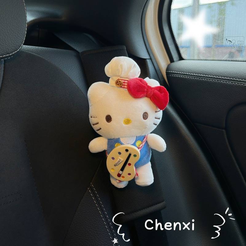 Cute Hello Kitty Shoulder Sleeve Safety Belt Decoration รูปที่ 4
