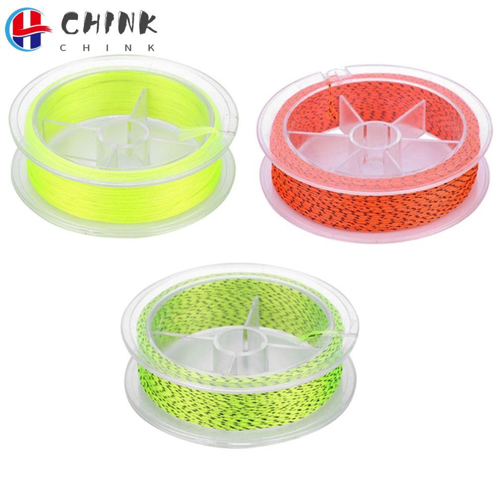 CHINK 2PCS Fly Fishing Line,น้ําหนักเบาAbrasionทนFly Fishing Backing Line,ทนทานMulticolor 8 Strands 