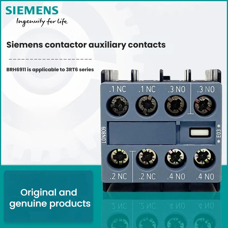 สัมผัสเสริมคอนแทค Siemens 3RH6911-1HA22 1DA11 1HA11 1AA10 สัมผัสเชิงบวก