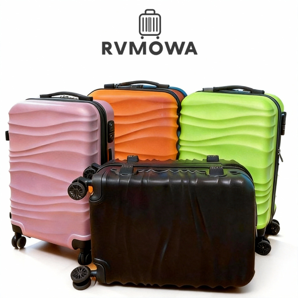 【RVMOWA】 กระเป๋าเดินทาง วัสดุABS+PC มีให้เลือก 6สี 20 24 นิ้ว ล้อหมุนได้ 360องศาอย่างมีสไตล์