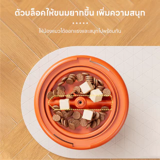Doge&Orange ของเล่นยิงขนมแมว สุนัข เครื่องให้อาหารสัตว์เลี้ยงรูปเป็ด วัสดุABS ใส่อาหารเม็ดได้หลายชนิด PU189