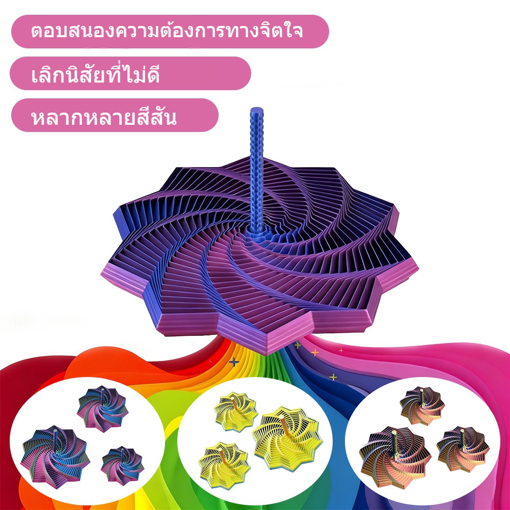 3D พิมพ์ของเล่นหมุนผ่อนคลายสำหรับลดความวิตกกังวลและความเครียด เสน่ห์และภูมิปัญญาด้วยของเล่น ASMR
