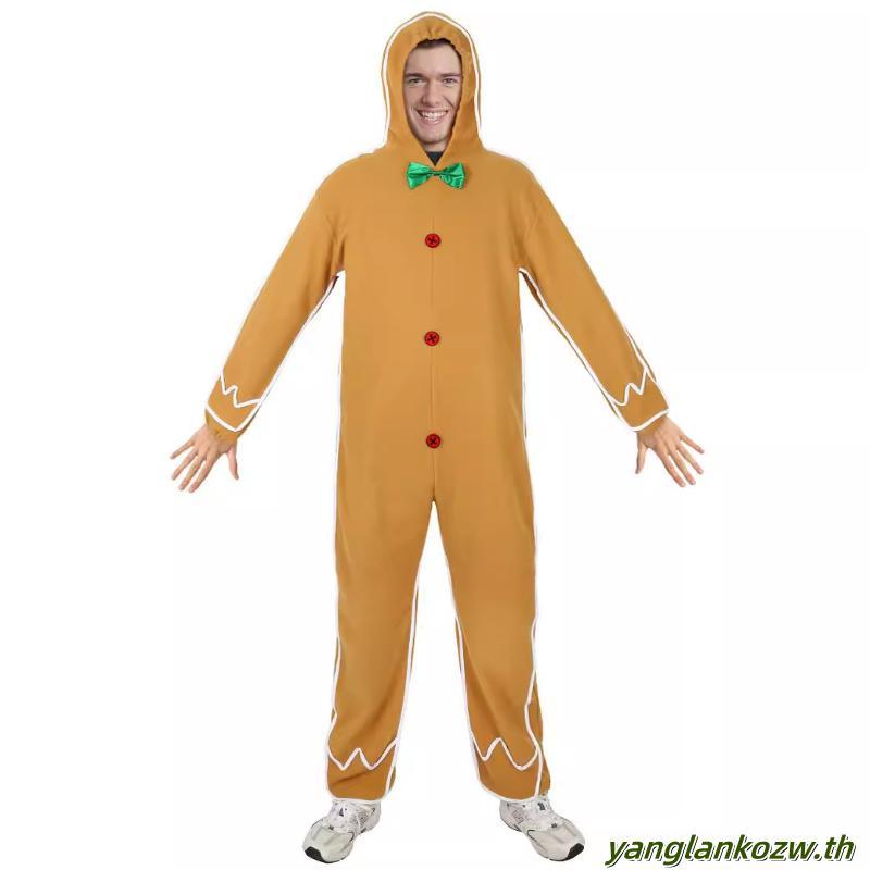 ชุดขนมปังขิง เนื้อผ้าสำลี ginger bread ชุดนิทาน fairy tail