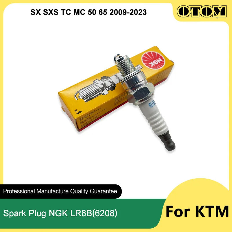 OT  2009-2023 รถจักรยานยนต์ Spark Plug เครื่องยนต์ LR8B สําหรับ KTM SX50 SX65 SXS50 XC65 HUSQVARNA T