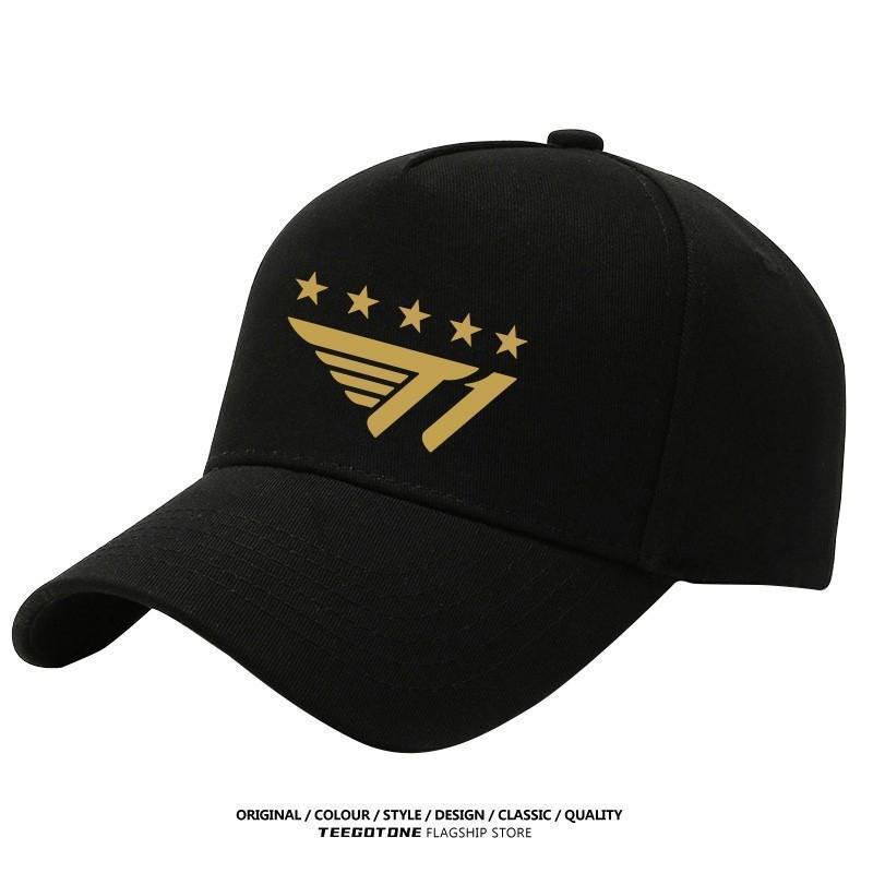 Faker T1 LCK Team Baseball Cap ผ้าฝ้ายปรับขนาดได้