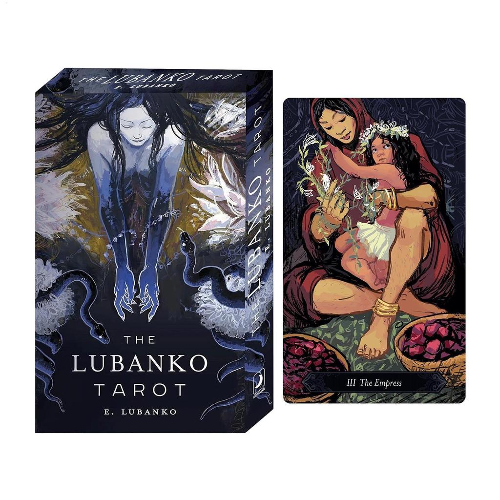 10.3*6 ซม.Diverges เข้าสู่ Lush World Lubanko Tarot Deck 80 Surreal & Queer-Included การ์ด 3 คนรักการ์ด