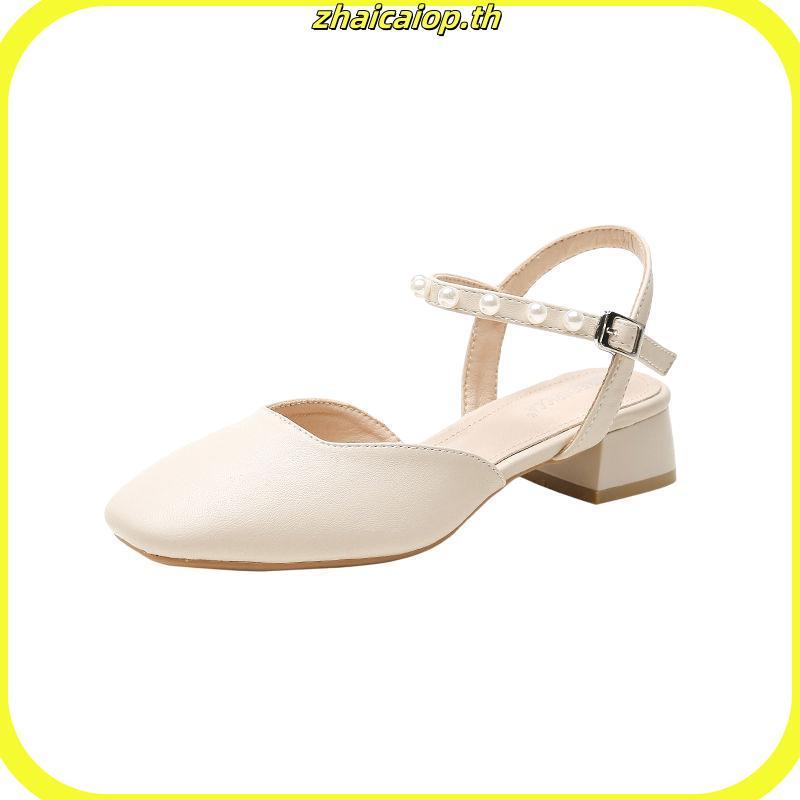 The Jovial (1 inch) (Defect) - Labotte.bkk รองเท้ารัดส้น รองเท้าหัวแหลม (3165-1A)