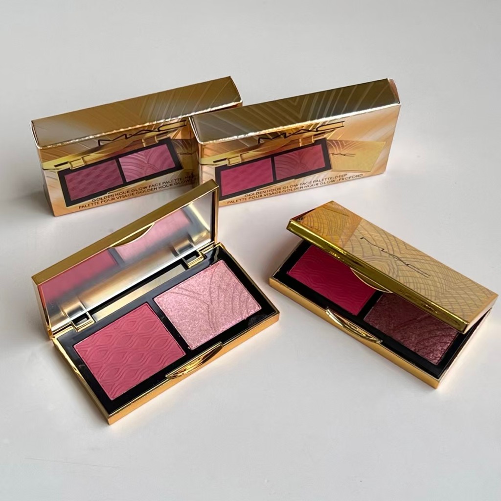 [LLA] บลัชออนสองสีใหม่ล่าสุด High Gloss Repairing Sample 2g * 2 All-in-One Plate Cosmetics Universal