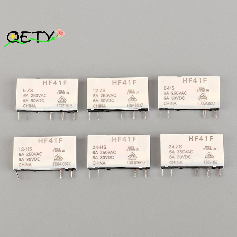 [qetyellow] HF41F-24-ZS HF41F-12-ZS HF41F-5-ZS HF41F-5-HS HF41F-12-HS HF41F-24-HS รีเลย์อุตสาหกรรม S