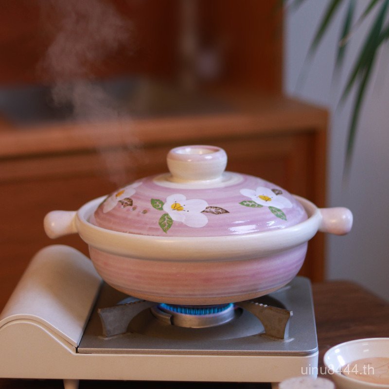 หม้อทําอาหารหยาบครัวเรือนดินแห้งหม้อปรุงอาหารหม้อสตูว์ข้าวตุ๋นหม้อหม้อทําอาหารดินเหนียวในครัวเรือน 6