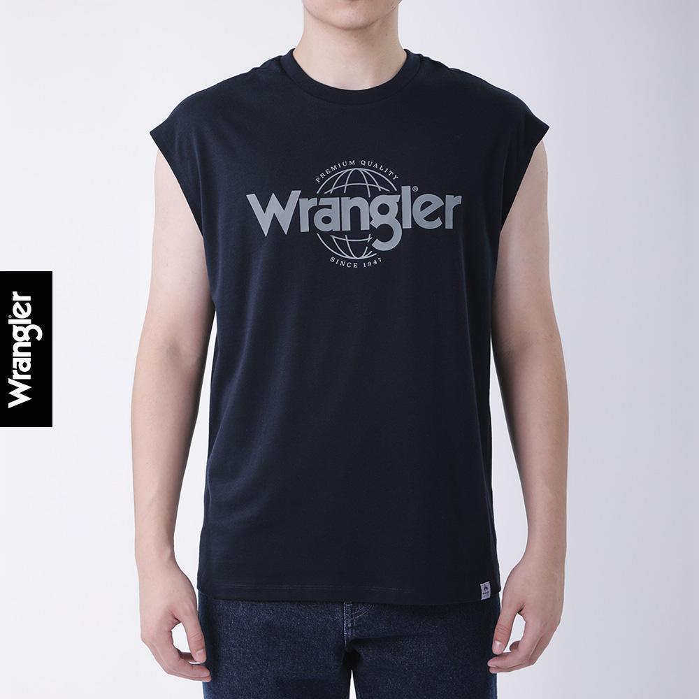 WRANGLER เสื้อยืดแขนกุดผู้ชาย รุ่น WR F425MTSLF16 สีกรมท่า