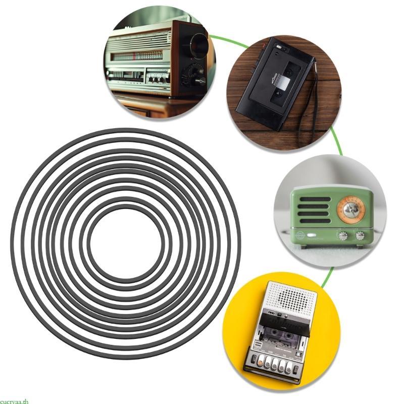 Cucryaa Recorder เข็มขัดยาง CASSETTE Recorder ซ่อม CASSETTE Plater เข็มขัดยาง 1PC
