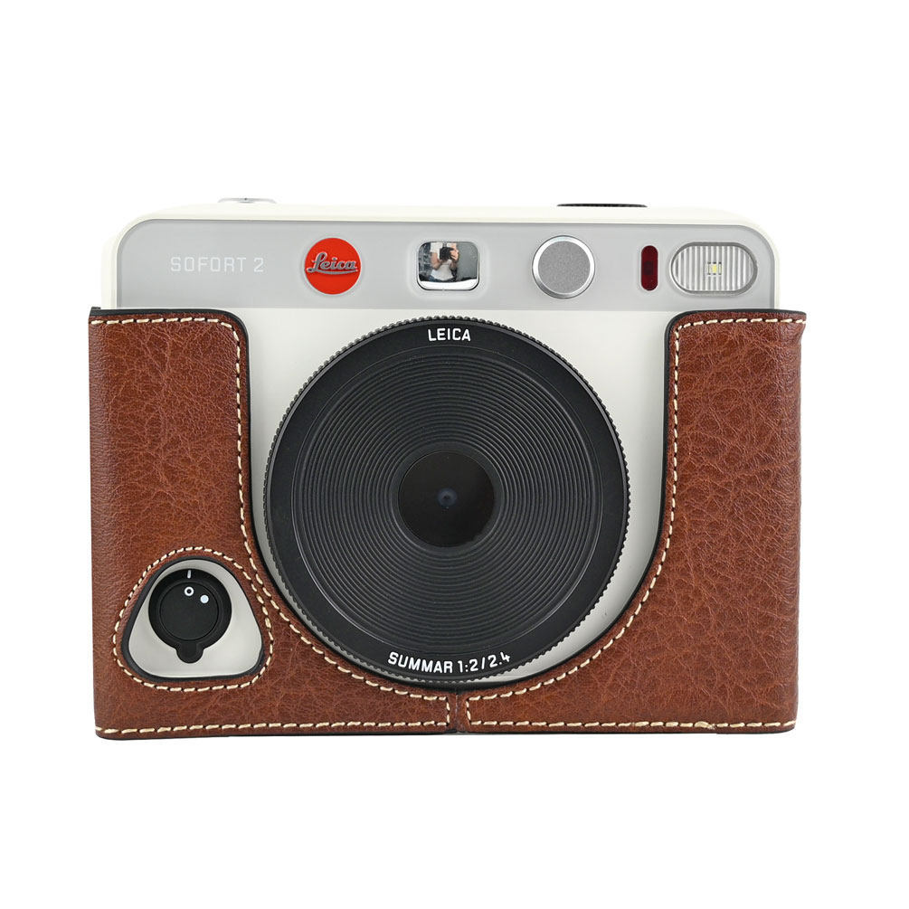 LEICA sofort2 กระเป๋ากล้อง Polaroid dlux8 เคสป้องกัน LEICA ซองหนังกล้อง SOFORT 2 อุปกรณ์เสริม