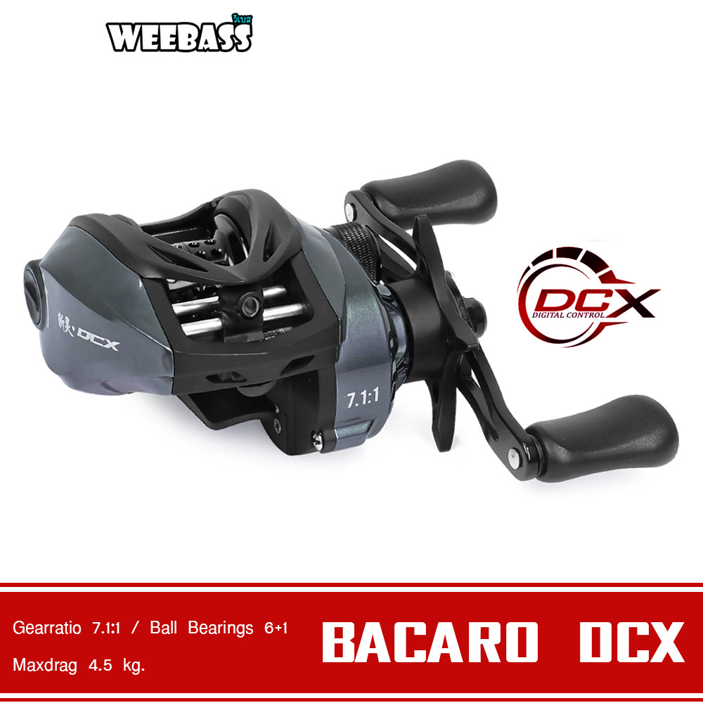 WEEBASS รอก - รุ่น BACARO DC-X รอกเบทคาสติ้ง รอกหยดน้ำ ระบบดิจิตอลคอนโทรล